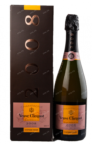 Шампанское Veuve Clicquot Ponsardin Vintage Rose 2008 0.75 л