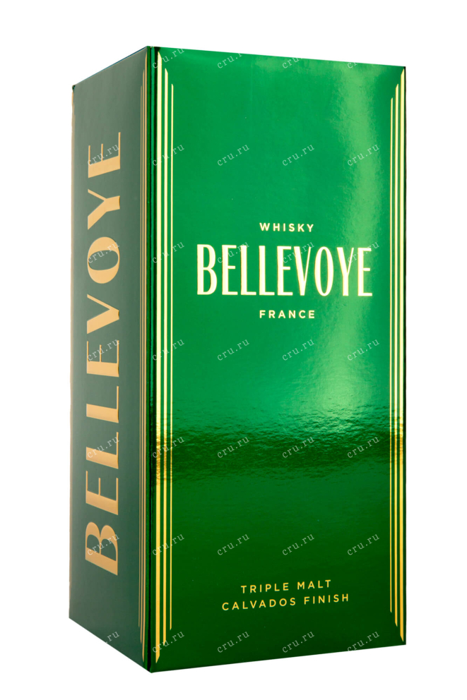 Подарочная коробка Bellevoye Triple Malt Finition Calvados 0.7 л