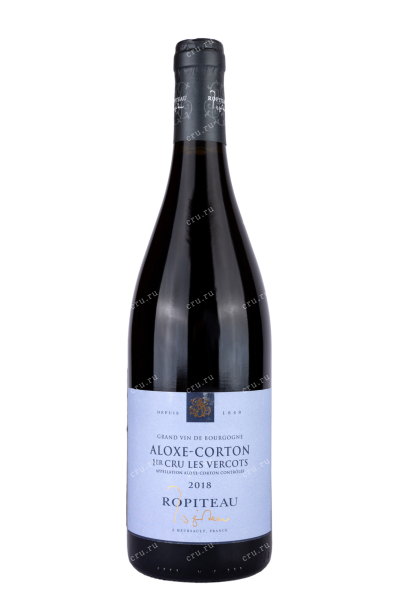 Вино Ropiteau Aloxe-Corton Les Vercots Premier Cru 2018 0.75 л