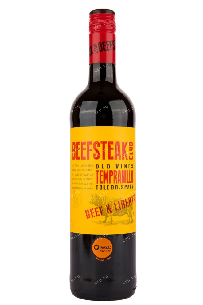 Вино Beefsteak Club Beef & Liberty Tempranillo 2020 0.75 л