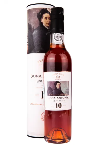 Портвейн Ferreira Dona Antonia White 10 Years Old with gift box  0.375 л