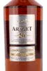 Этикетка Araget 20 Years Old, gift box 1999 0.5 л