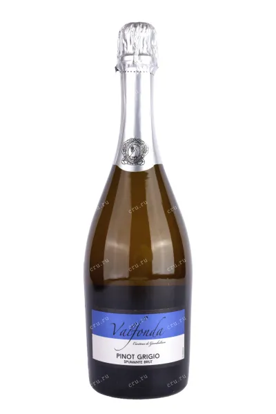 Игристое вино Spumante brut Pinot Grigio Valfonda 2020 0.75 л