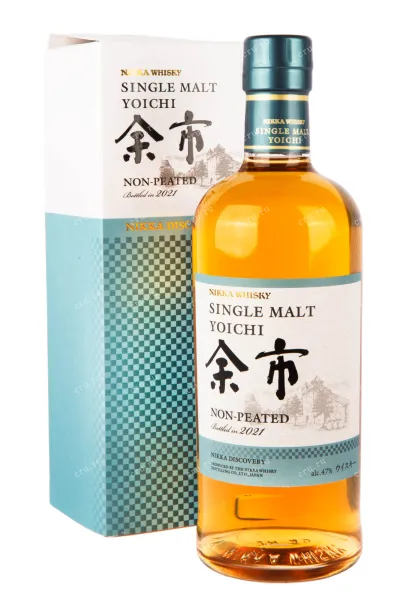 Виски Nikka Yoichi Single Malt Non Peated with gift box  0.75 л