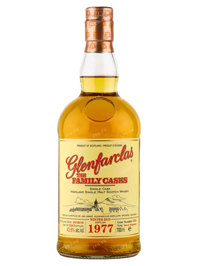 Виски Glenfarclas Family Casks 1977 0.7 л