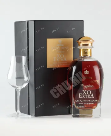 Коньяк Double Crown XO Extra gift box  Petite Champagne 0.7 л