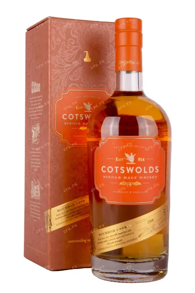 Виски Cotswolds Bourbon Cask gift box  0.7 л
