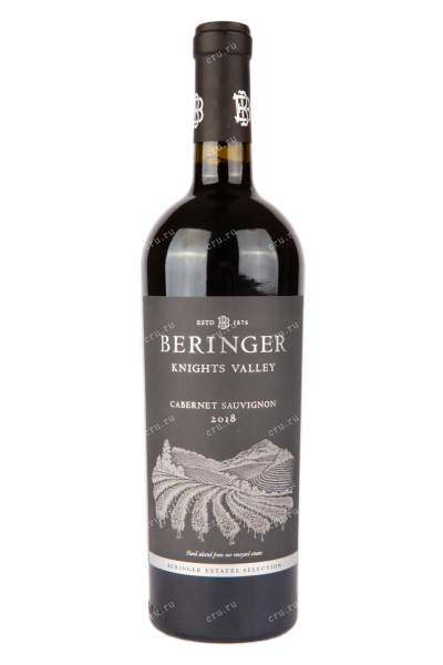 Вино Beringer Cabernet Sauvignon Knights Valley 2018 0.75 л