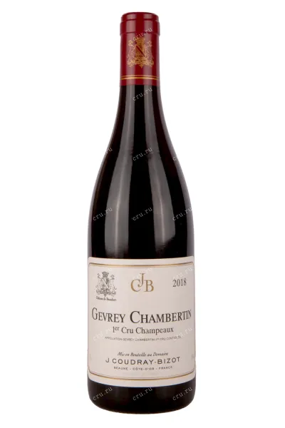 Вино J.Coudray-Bizot Gevrey-Chambertin 1 Cru Champeaux 2018 0.75 л