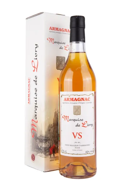 Арманьяк Marquise de Livry VS gift box  0.7 л