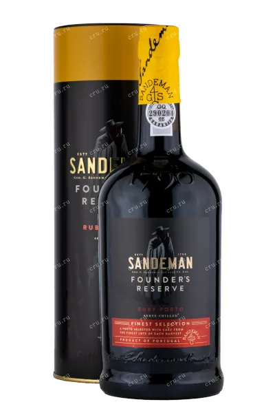 Портвейн Sandeman Founders Reserve in tube  0.75 л