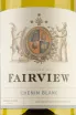 Этикетка Chenin Blanc Fairview Wines 2022 0.75 л