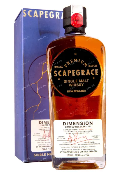 Виски Scapegrace Dimension in gift box  0.7 л