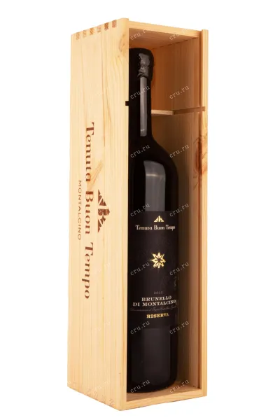 Вино  Tenuta Buon Tempo Brunello di Montalcino DOCG Riserva gift box 2012 1.5 л