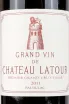 Этикетка Chateau Latour 1-er Grand Cru Classe Pauillac 2011 0.75 л