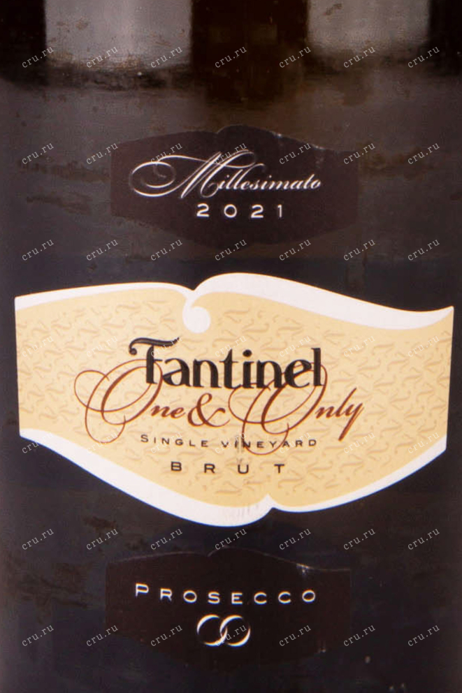 Этикетка Fantinel One and Only Prosecco Brut Millesimato 2021 0.75 л