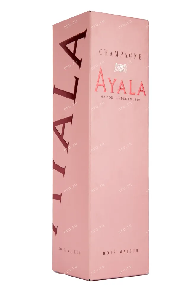 Подарочная коробка игристого вина Ayala Rose Majeur Brut 0.75 л