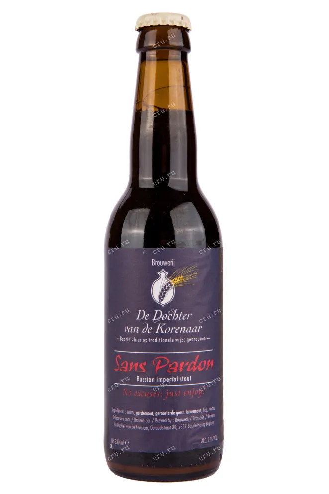 Пиво Brouwerij De Dochter van de Korenaar Sans Pardon  0.33 л