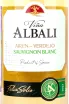 Этикетка Vina Albali Verdejo-Sauvignon Blanc 2021 0.75 л