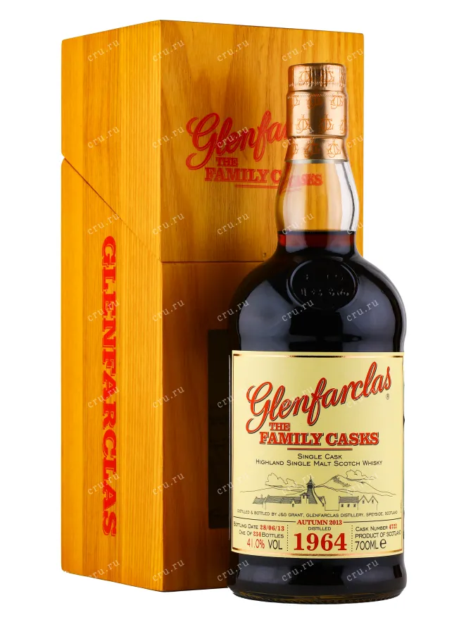 Виски Glenfarclas Family Cask 1964 0.7 л