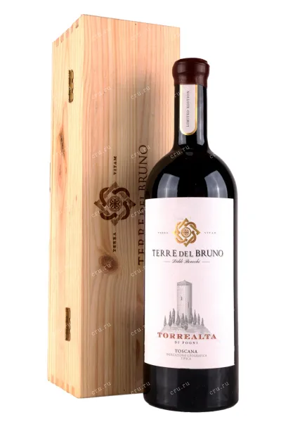 Вино Terre del Bruno Torrealta Toscana wooden box 2021 0.75 л