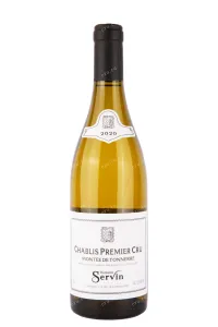 Вино Domaine Servin Chablis Premier Cru Montee de Tonnerre AOC 2021 0.75 л