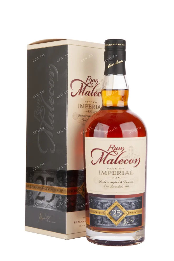 Ром Malecon Reserva Imperial 25 years gift box  0.7 л