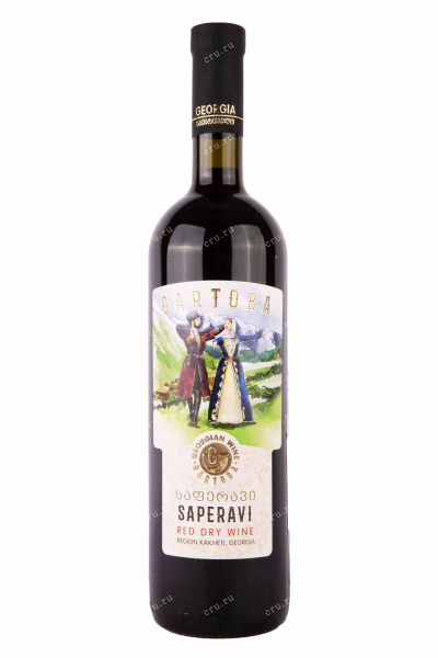 Вино Gartoba Saperavi 2018 0.75 л