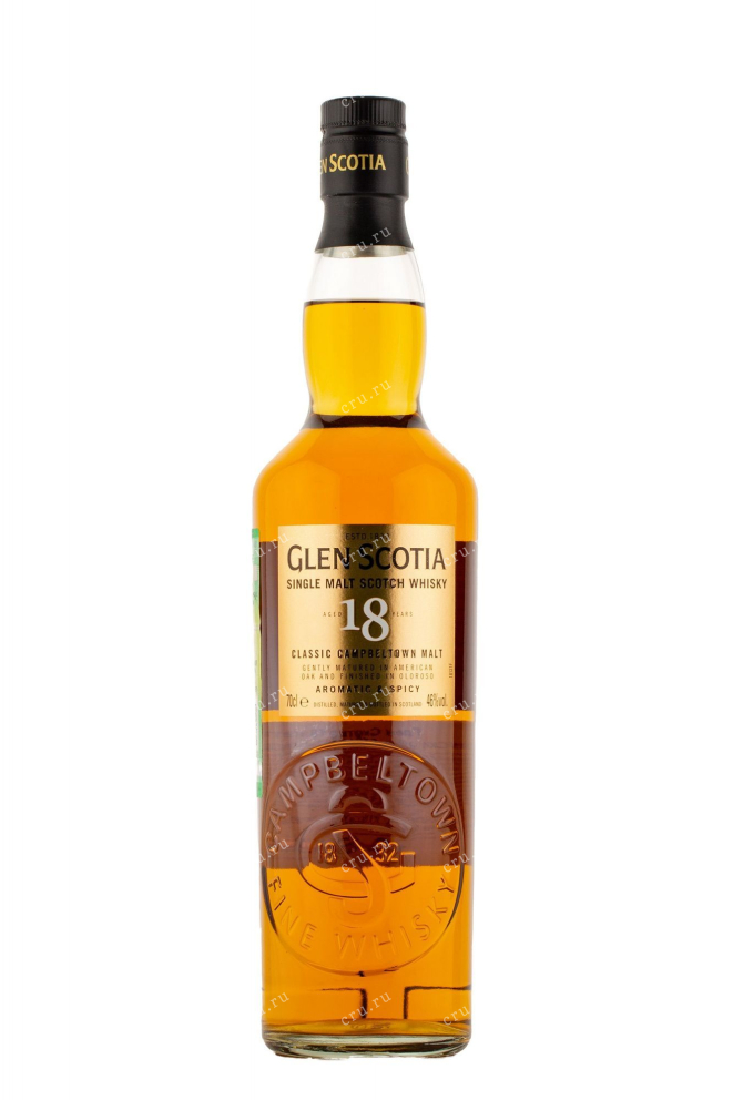Виски Glen Scotia 18 years  0.7 л