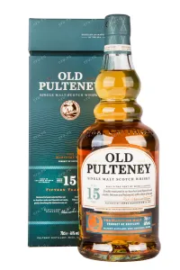 Виски Old Pulteney 15 Years Old with gift box  0.7 л