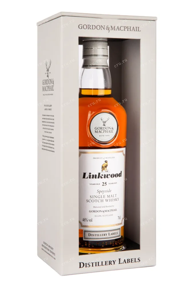 Виски Gordon & MacPhail Linkwood 25 years with gift box  0.7 л