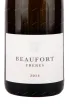 Этикетка игристого вина Beaufort Freres Blanc de Noir Brut Nature 0.75 л