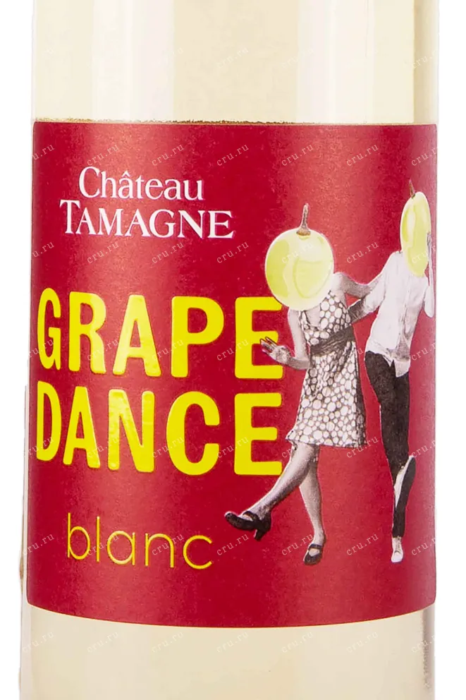 Этикетка Chateau Tamagne Grape Dance 2023 0.75 л