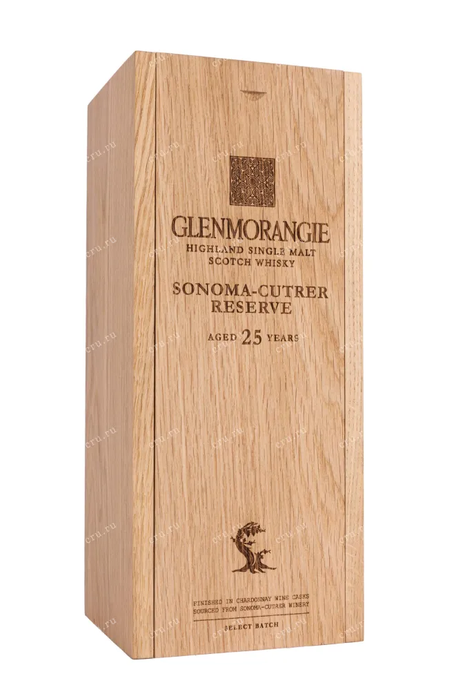 Этикетка Glenmorangie Sonoma-Cutrer Reserve 25 years old