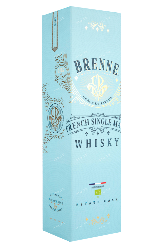 Подарочная коробка виски Brenne French Oak 0.7