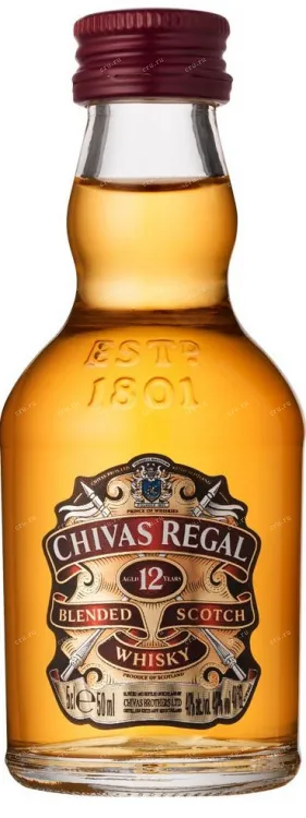 Виски Chivas Regal 12 years old  0.05 л