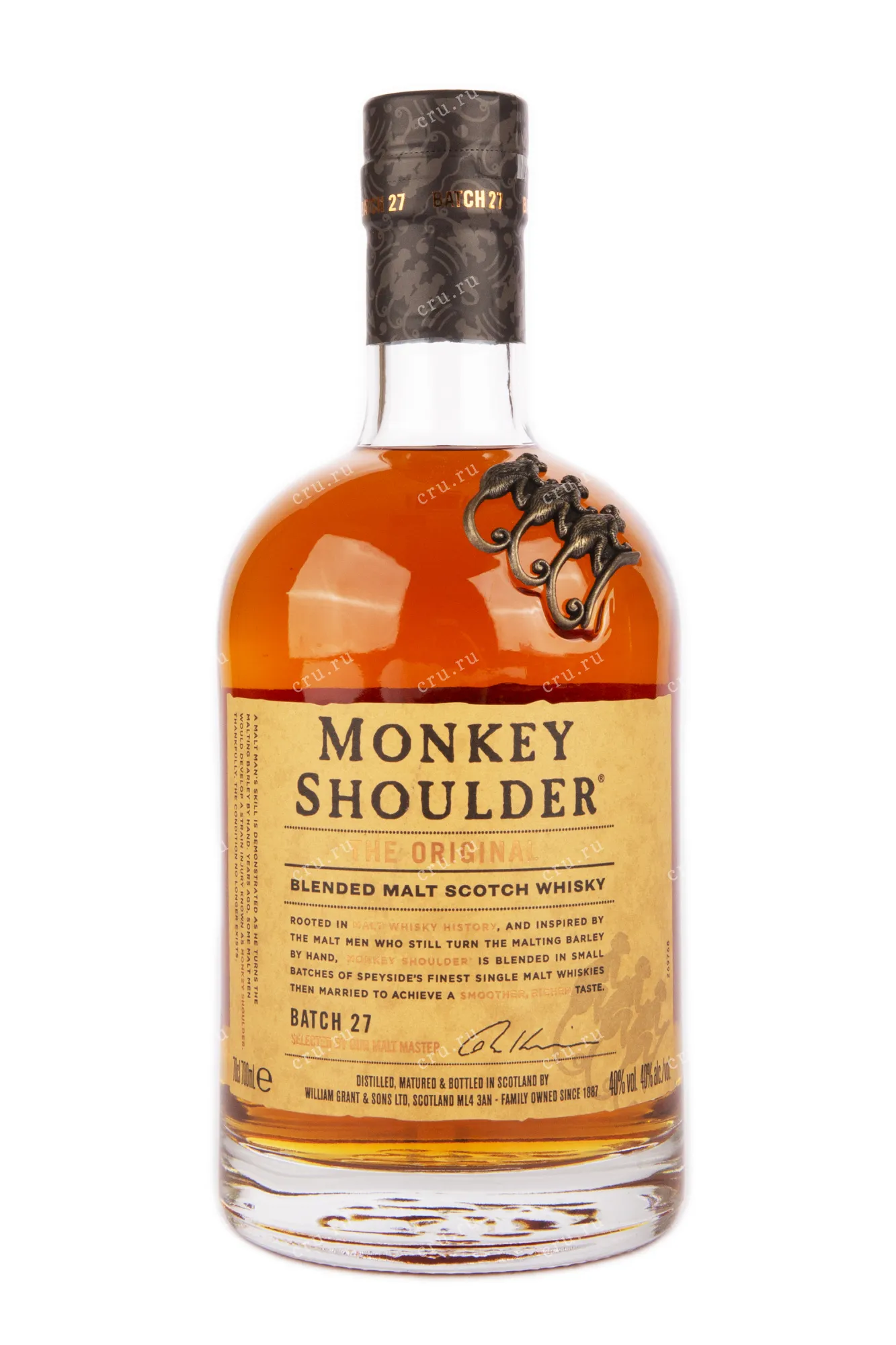 Виски Monkey Shoulder купить - цена шотландского виски Манки Шоулдер в  магазине КРЮ ПРОФИ