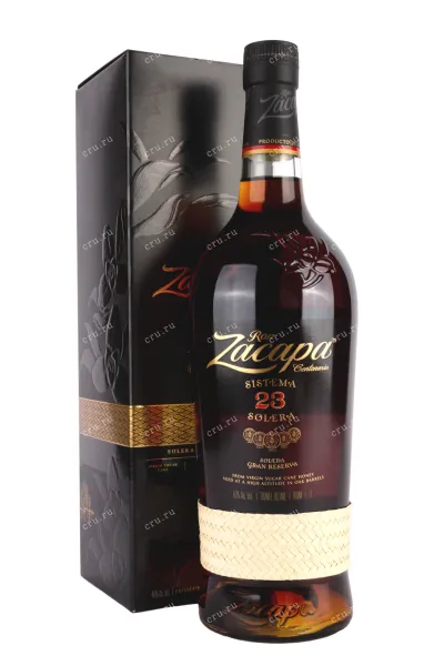 Ром Zacapa Centenario Solera Gran Reserva 23 years gift box  1 л