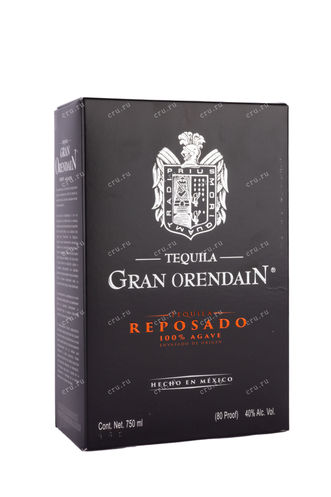 Подарочная коробка Gran Orendain Reposado with gift box 0.75 л