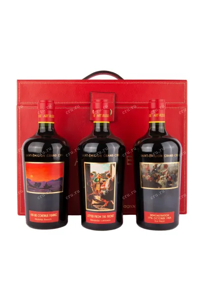 Вино Chateau La Grace Dieu des Prieurs Saint Emilion Grand Cru gift set 3*0.75 л