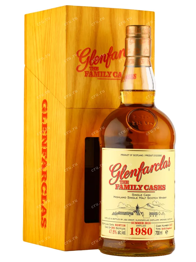 Виски Glenfarclas Family Casks 1980 0.7 л