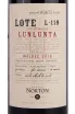 Этикетка Norton Lote Lunlunta L-118 2018 0.75 л