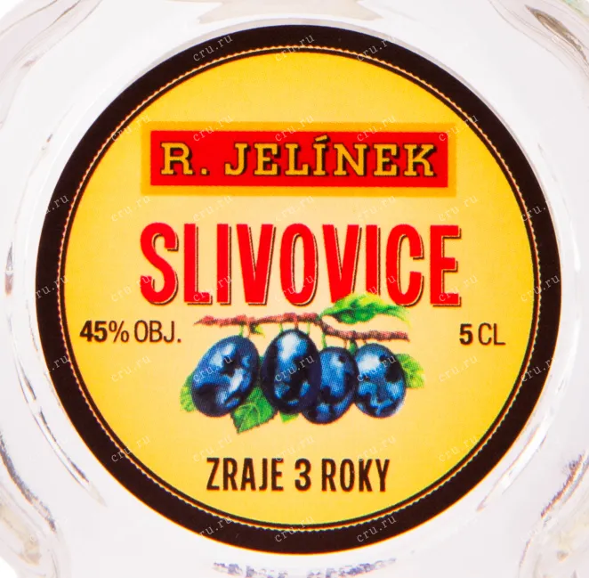 Дистиллят R. Jelinek Slivovice 3 years  0.05 л