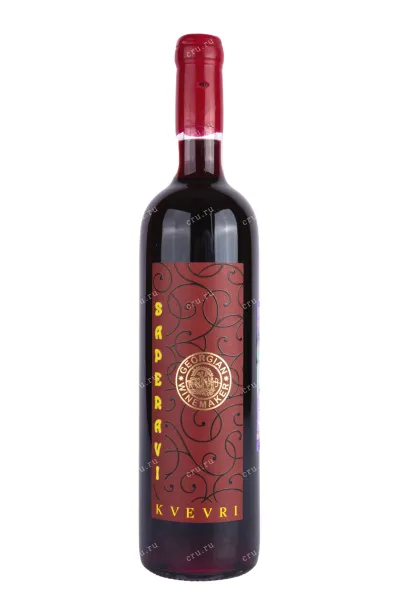 Вино Saperavi Qvevri Georgian Winemaker 2021 0.75 л