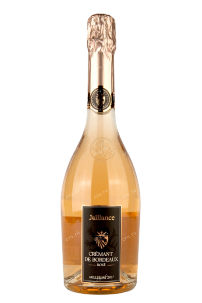 Игристое вино Jaillance Cremant de Bordeaux Rose Milllesime 2017 0.75 л
