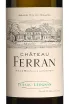 Этикетка Chateau Ferran 2014 0.75 л