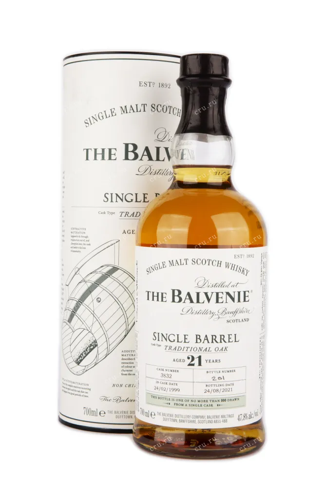 Виски Balvenie 21 years Single Barrel  0.7 л