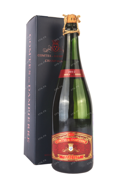 Шампанское Comtes de Dampierre Family Reserve Grand Cru Blanc de Blancs in gift box 2012 0.75 л