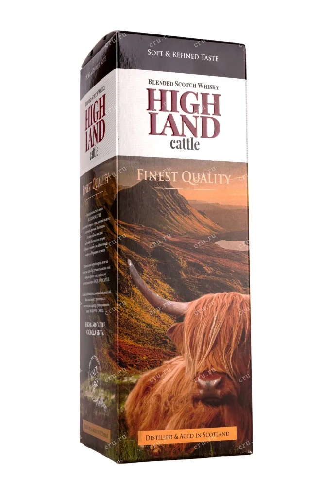 Подарочная коробка Highland Cattle 3 years gift box 0.7 л