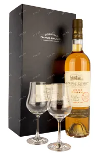 Коньяк Leyrat VSOP giftset with 2 glasses   0.75 л